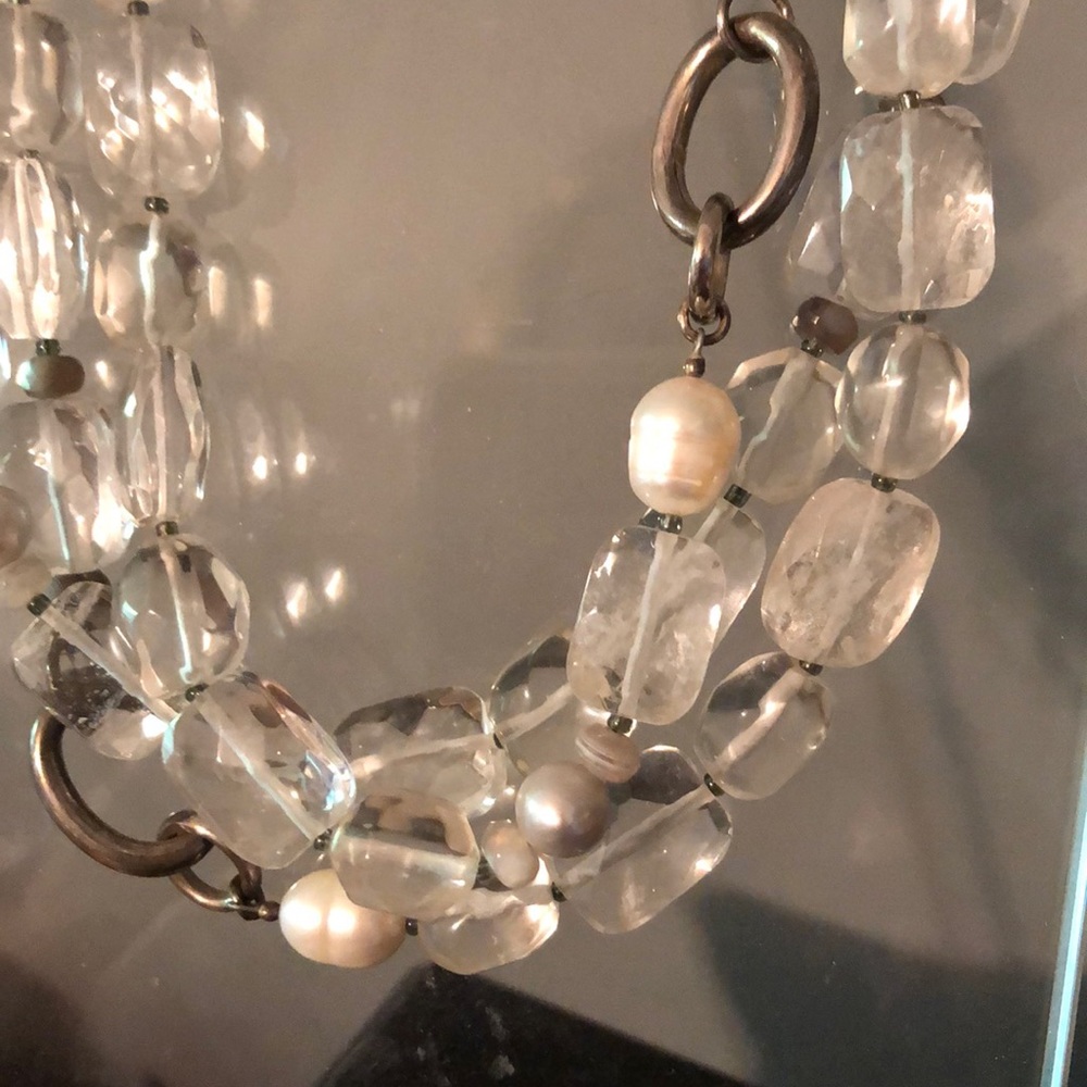 Silpada 3 strand necklace - Picture 3 of 4